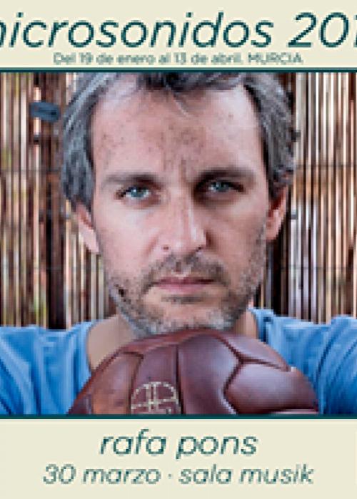 Cartel de Concierto de Rafa Pons en Murcia