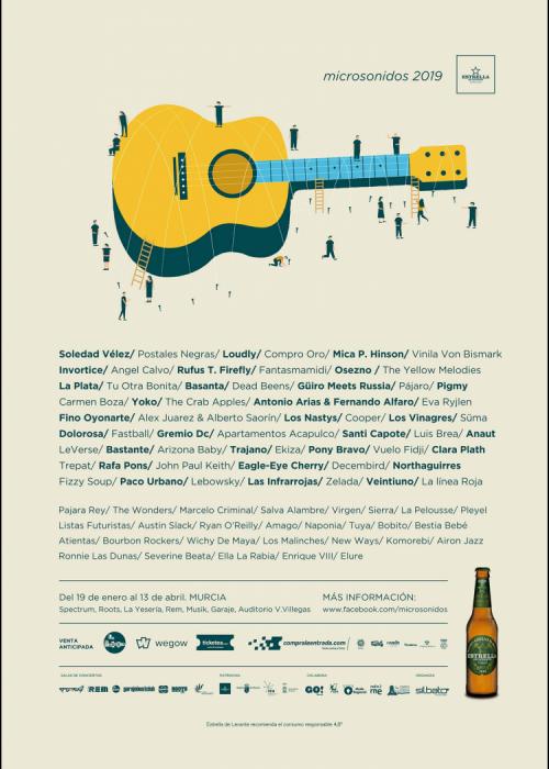 Cartel de Concierto de The Yellow Melodies en Murcia