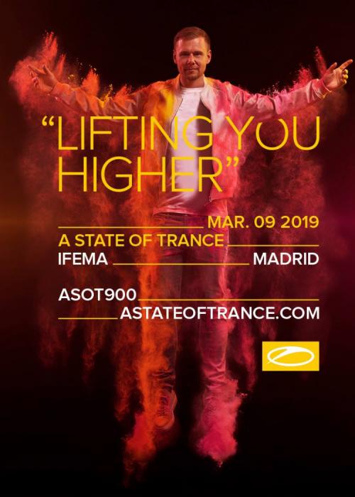Cartel de A State Of Trance (ASOT 900) en Madrid
