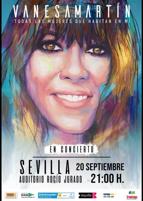 Cartel de Concierto de Vanesa Martín en Valencia