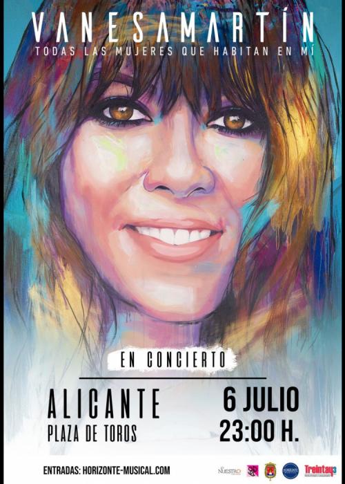 Cartel de Concierto de Vanesa Martín en Alicante