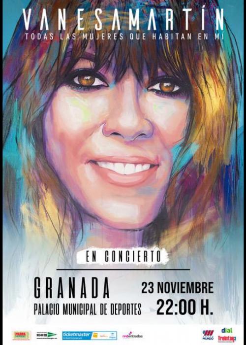 Cartel de Concierto de Vanesa Martín en Granada