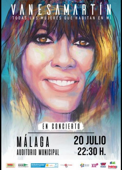 Cartel de Concierto de Vanesa Martín en Málaga