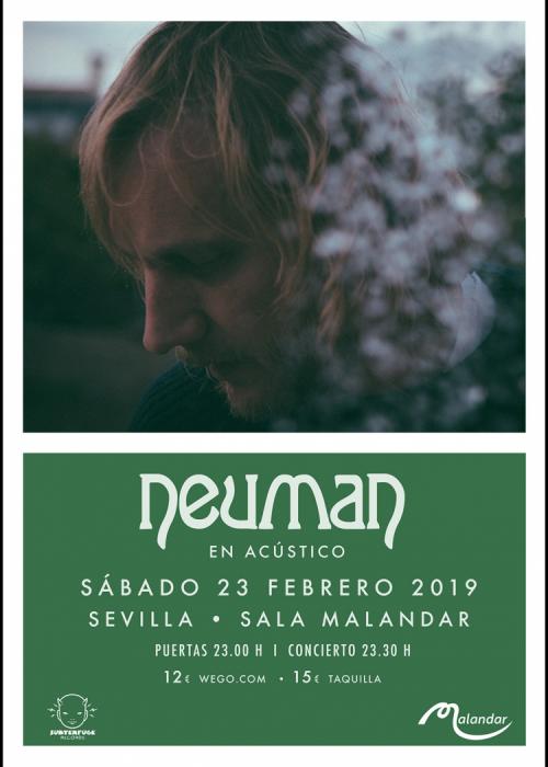 Cartel de Concierto de Neuman + Verona en Sevilla