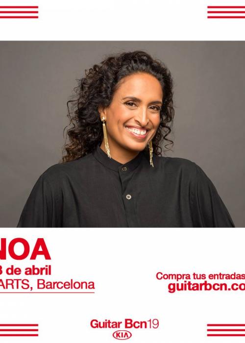 Cartel de Concierto de Noa en Barcelona
