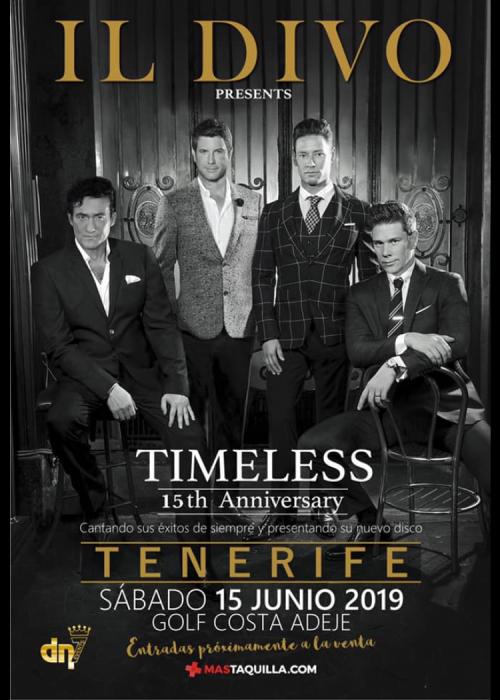Cartel de Concierto de IL Divo en Tenerife