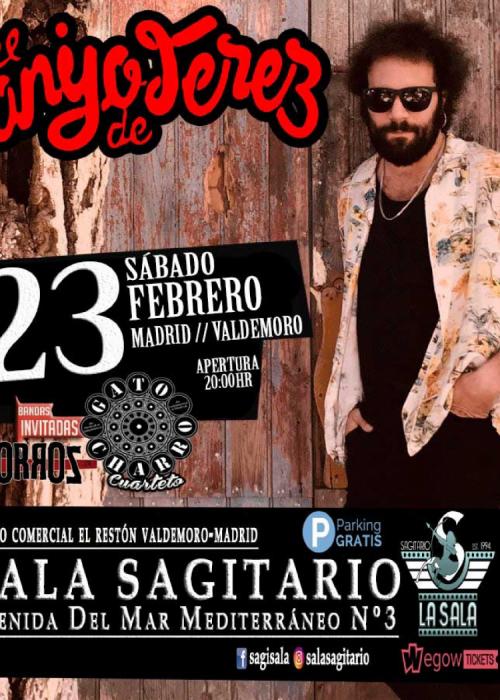 Cartel de Concierto de El Canijo de Jerez en Valdemoro