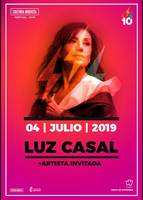 Cartel de Concierto de Luz Casal en Getafe
