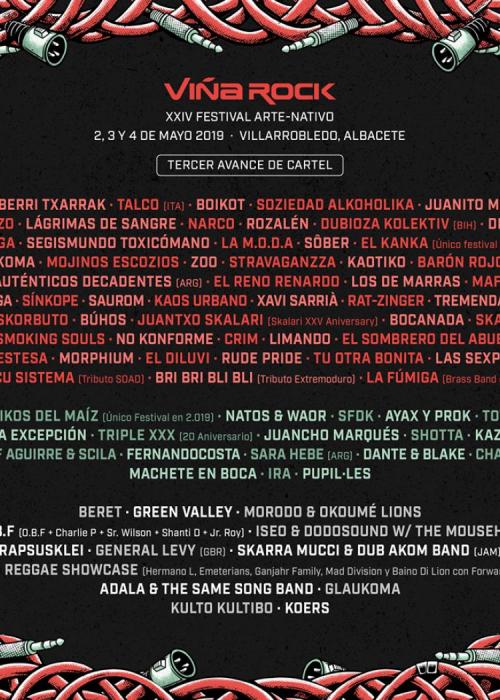 Cartel de Viña Rock 2019