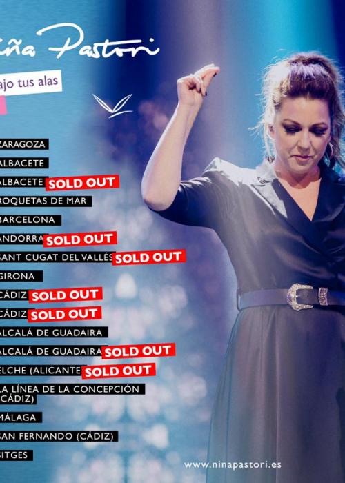 Cartel de Concierto de Niña Pastori en La Línea de la Concepción