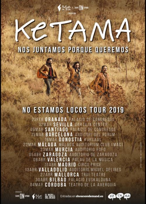 Cartel de Concierto de Ketama en Valencia
