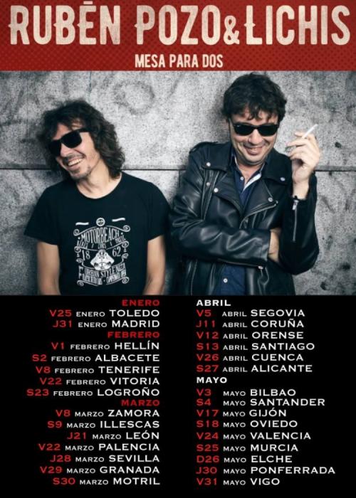 Cartel de Concierto de Lichis + Rubén Pozo en León