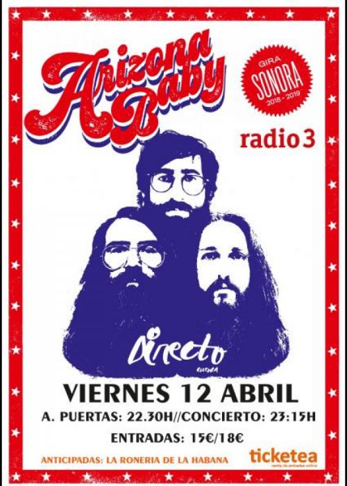 Cartel de Concierto de Arizona Baby en Cuenca
