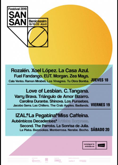 Cartel de SanSan Festival 2019