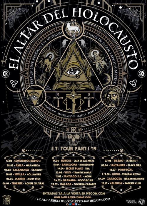Cartel de Concierto de El Altar del Holocausto en Bilbao