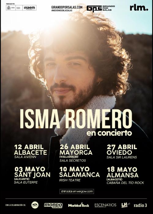 Cartel de Concierto de Isma Romero en Almansa