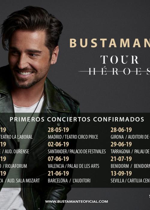 Cartel de Concierto de David Bustamante en Ourense