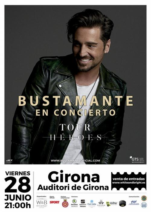 Cartel de Concierto de David Bustamante en Girona