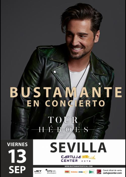Cartel de Concierto de David Bustamante en Sevilla