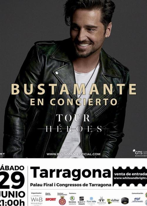 Cartel de Concierto de David Bustamante en Tarragona