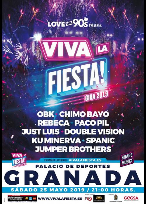 Cartel de ¡Viva la fiesta! en Granada