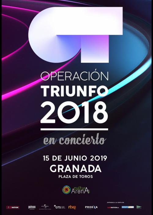 Cartel de Concierto de Operación Triunfo en Granada