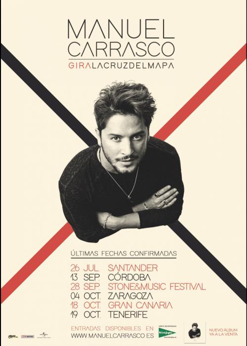 Cartel de Concierto de Manuel Carrasco en Córdoba