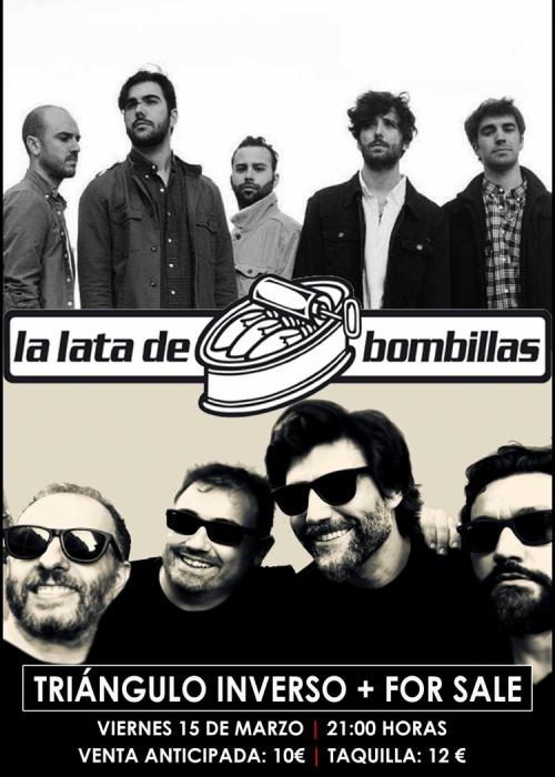 Cartel de Concierto de Triángulo Inverso en Zaragoza