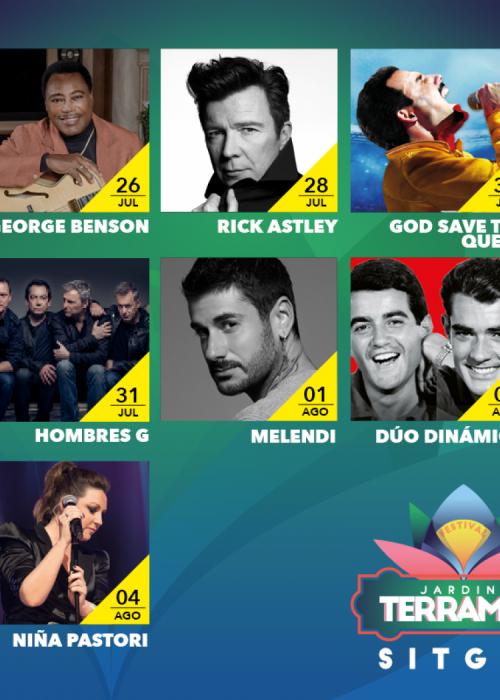 Cartel de Concierto de Hombres G en Sitges