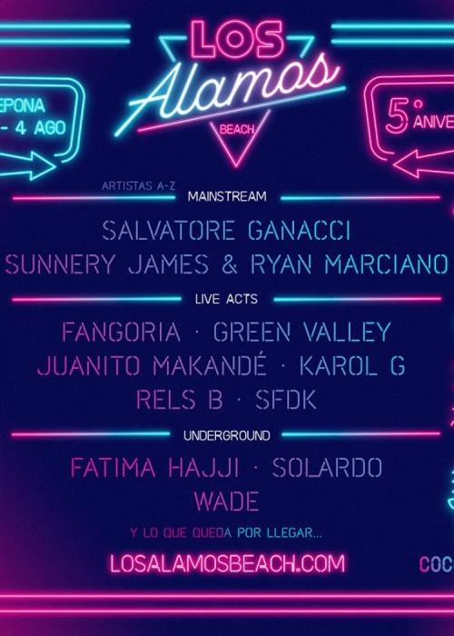 Cartel de Los Alamos Beach Festival 2019