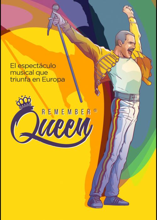 Cartel de Concierto de Remember Queen en Cartagena