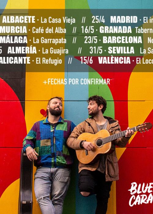 Cartel de Concierto de Blue Caravan en Valencia