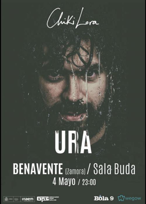 Cartel de Concierto de Chiki Lora en Benavente