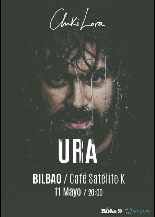Cartel de Concierto de Chiki Lora en Bilbao