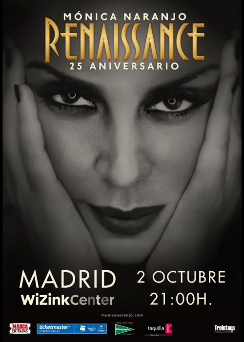 Cartel de Concierto de Monica Naranjo en Madrid