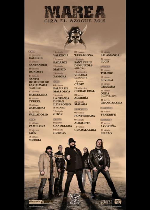Cartel de Concierto de Marea en Sant Feliu de Guíxols