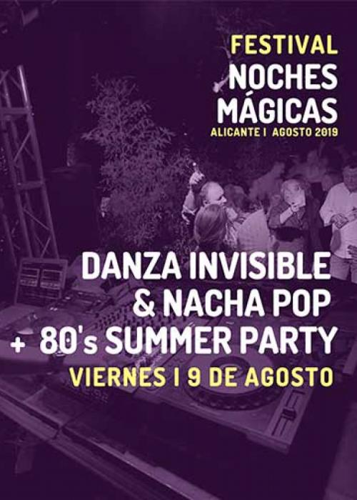 Cartel de Concierto de Danza Invisible + Nacha Pop en Alicante
