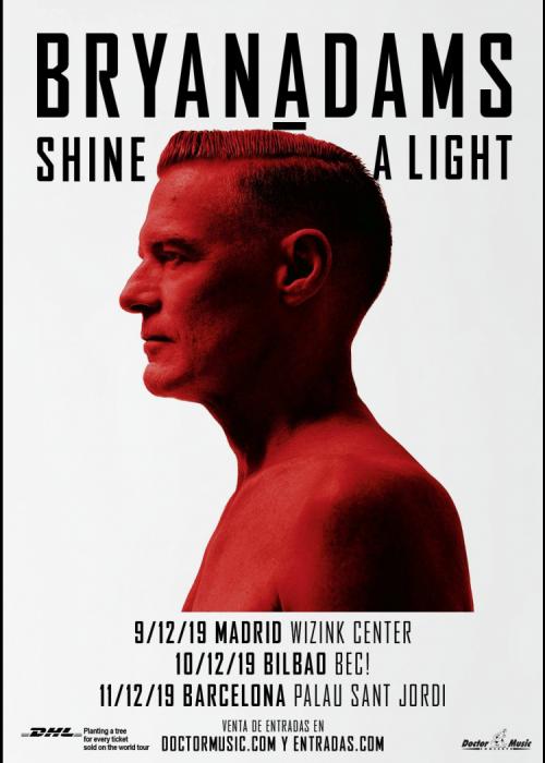 Cartel de Concierto de  Bryan Adams en Bilbao