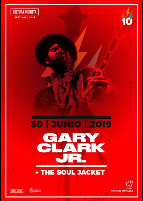 Cartel de Concierto de Gary Clark Jr + The Soul Jacket en Getafe