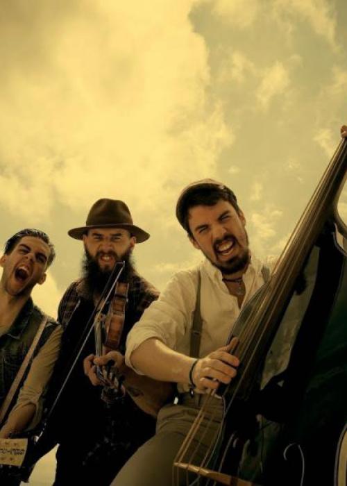Cartel de Concierto de Moonshine Wagon en Gijón