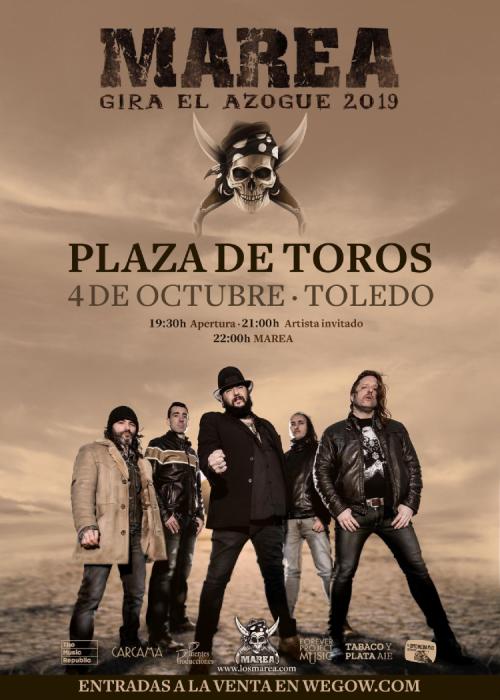 Cartel de Concierto de Marea en Toledo