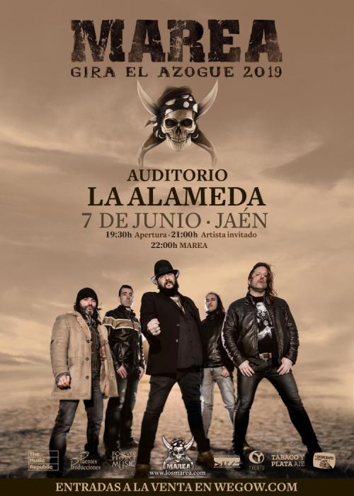 Cartel de Concierto de Marea en Jaén