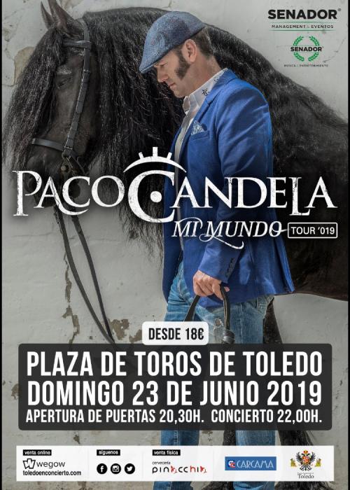 Cartel de Concierto de Paco Candela en Toledo