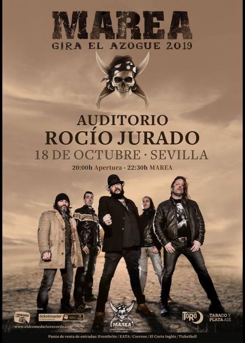 Cartel de Concierto de Marea en Sevilla