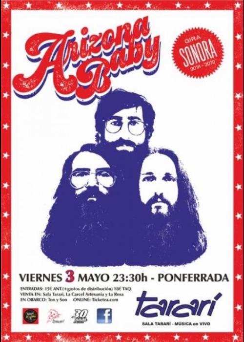 Cartel de Arizona Baby en Ponferrada