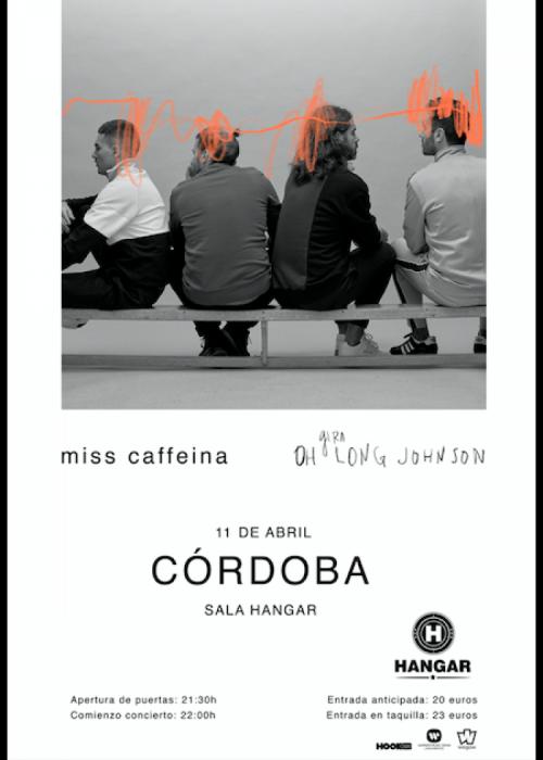 Cartel de Concierto de Miss Caffeina en Córdoba