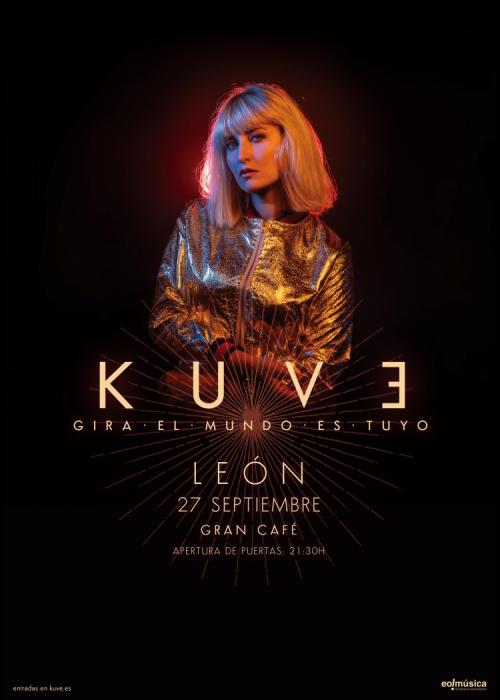 Cartel de Concierto de Kuve en León