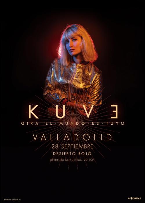 Cartel de Concierto de Kuve en Valladolid
