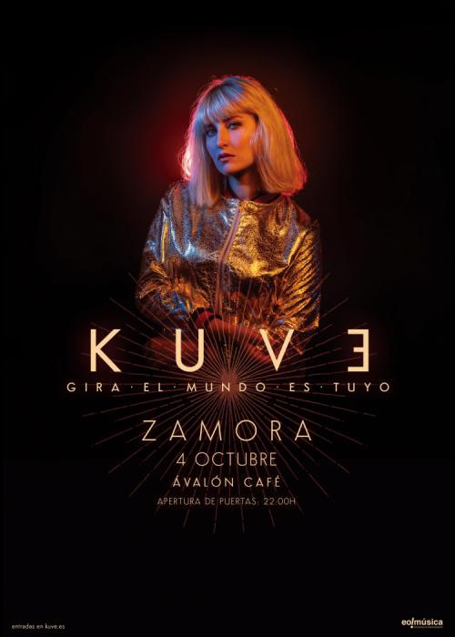 Cartel de Concierto de Kuve en Zamora