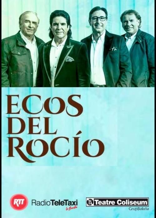 Cartel de Concierto de Ecos del Rocío en Barcelona